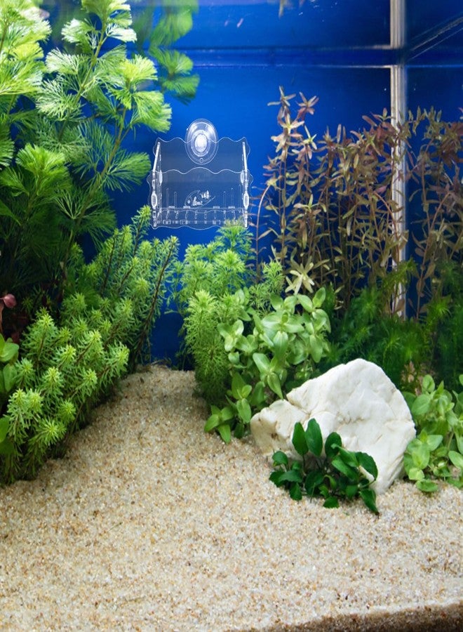 BCOATH Aquarium Planter Cup with Suction Cup Acrylic Plant Holder for Fish Tank Aquatic Plants Creative Design 2-Pack 4.7 Inch Durable Decorative Plant Pot - Image 3